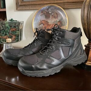 Ace Work Boots Defender Mid Nano Composite Toe Slip Resistant Non-Metallic M-11